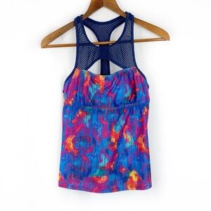 Title Nine Jane Bond Tankini Athletic Swim Top